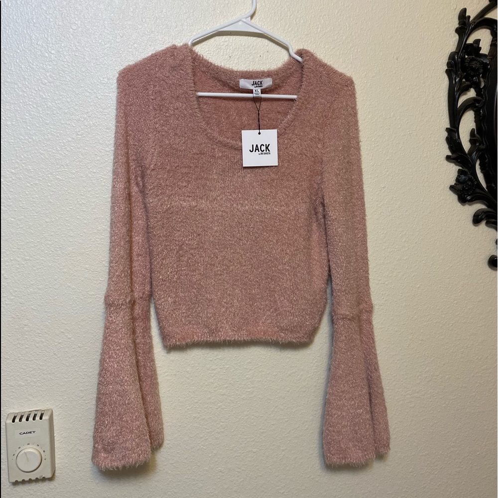 Jack by BB Dakota crop fuzzy sweater - XL